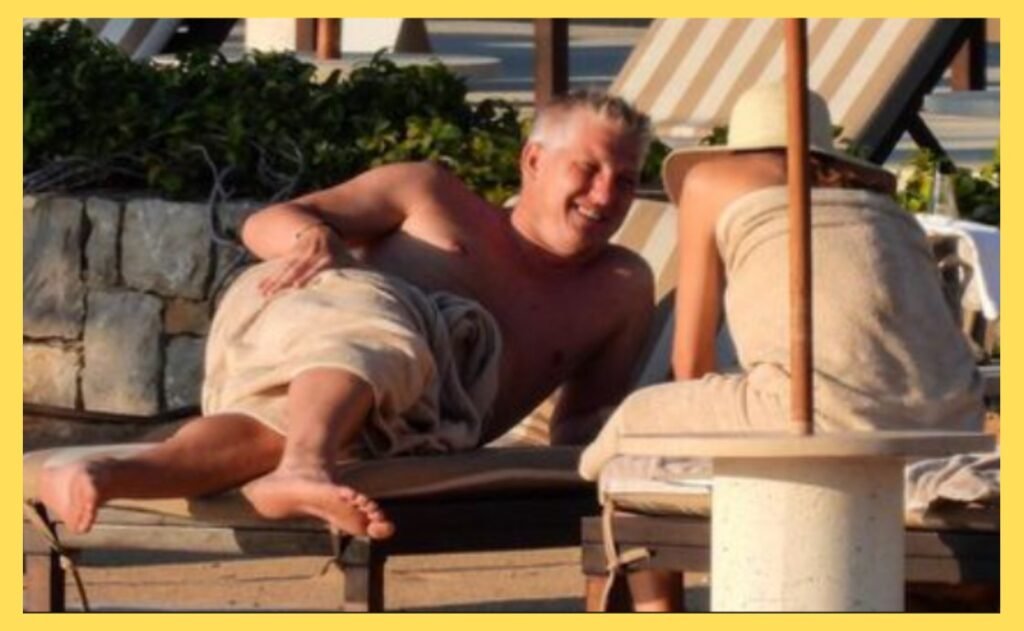 Silva Kapitanova und Bastian Schweinsteiger